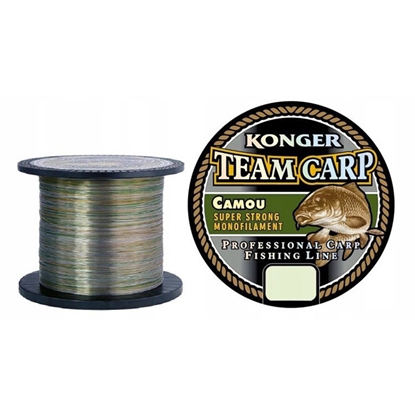 Attēls no Aukla TEAM CARP CAMOU DARK GREY 0.40/600M