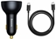 Attēls no Auto lādētājs Baseus USB + 2 x USB-C 160W + 1m Cable