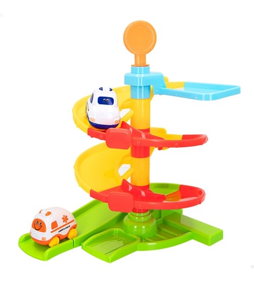 Picture of Autostāvvieta mazuļiem City Parking ar 2 plastmasas mašīnām no 24 men. CB47335