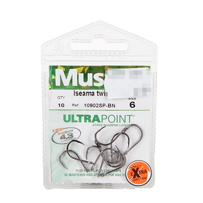Attēls no Āķi MUSTAD Iseama Twist 10gab BN, #6
