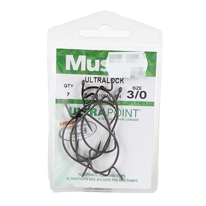 Picture of Āķi Ofseta MUSTAD Ultra Lock Soft Plastic Hook 7gab BN, #3/0