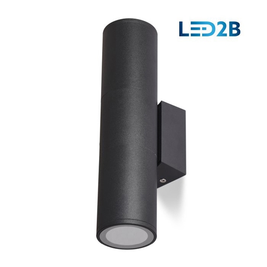 Picture of Āra lampa QUERK 3 2xGU10 melna IP54 /10