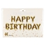 Изображение Baloni Folija Festi Happy Birthday zelta