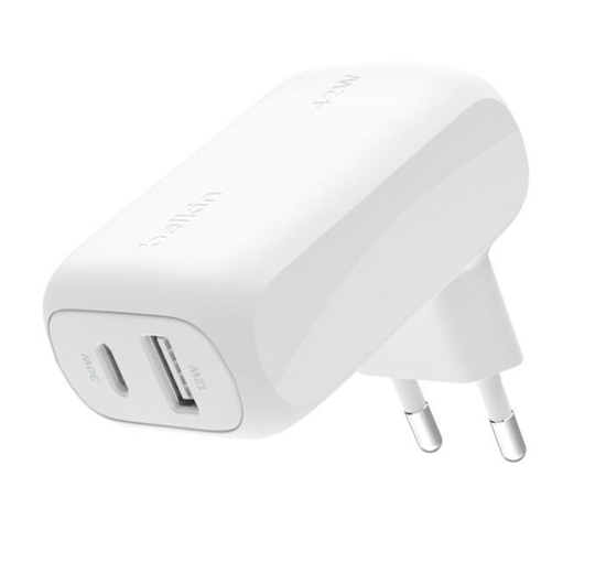 Picture of Belkin BOOST Charge 42W Charger 30W USB-C/12W USB-A   WCB009vfWH