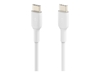 Изображение Belkin USB-C/USB-C Cable 2m PVC, white CAB003bt2MWH