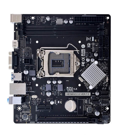 Picture of Biostar H81MHV3 3.0 H81 Intel® H81 LGA 1150 (Socket H3) micro ATX