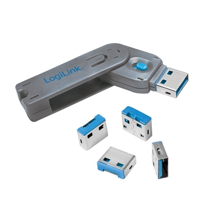 Picture of Logilink USB-A-Port (1x Schlüssel und 4x Schlösser)