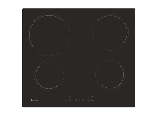 Picture of Candy | Hob | CH64CCB/4U2 | Vitroceramic | Number of burners/cooking zones 4 | Touch | Black