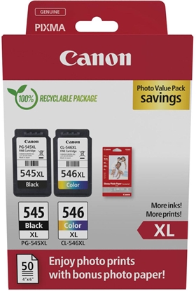 Attēls no Canon PG-545 XL / CL-546 XL Photo Value Pack