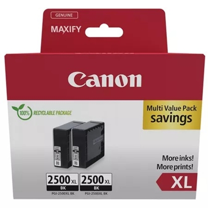 Attēls no Canon PGI-2500 XL BK black Twin Pack