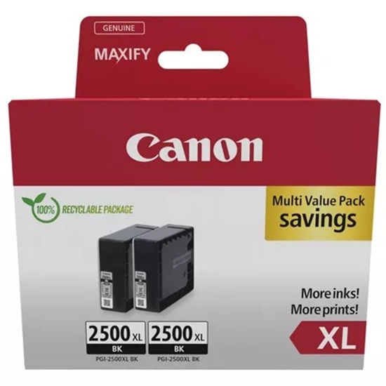 Picture of Canon PGI-2500 XL BK black Twin Pack