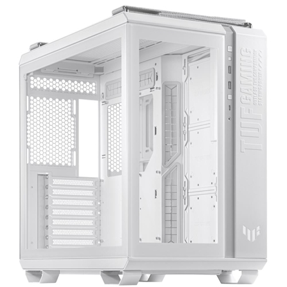 Изображение Case|ASUS|TUF Gaming GT502|MidiTower|Case product features Transparent panel|Not included|ATX|MicroATX|MiniITX|Colour White|GAMGT502PLUS/TGARGBWH