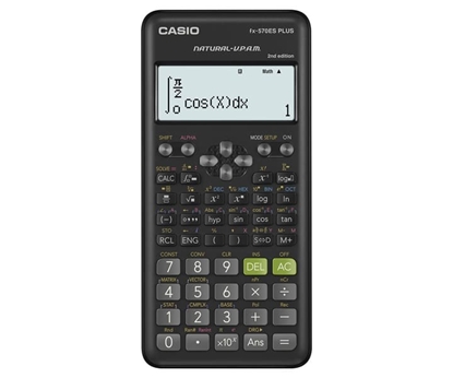 Picture of CASIO CALCULATOR SCIENTIFIC FX-570ESPLUS-2-B, 417 FUNCTIONS, 77X162MM, BLACK
