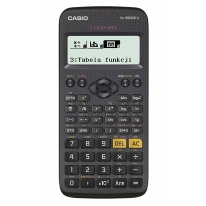 Picture of CASIO CALCULATOR SCIENTIFIC FX-350CEX 379 FUNCTIONS, 77X166MM, BLACK