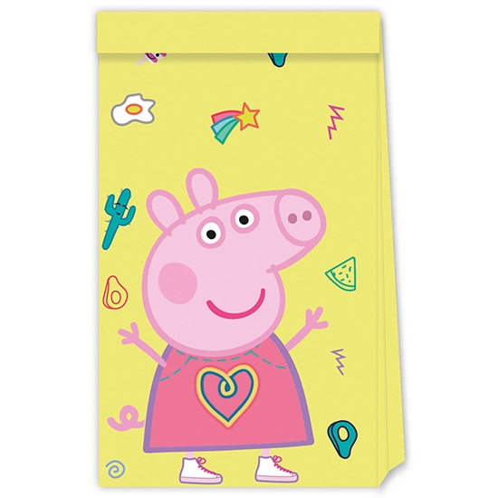 Picture of Dāvanu maisiņš papīra Cūciņa Peppa 4gab.