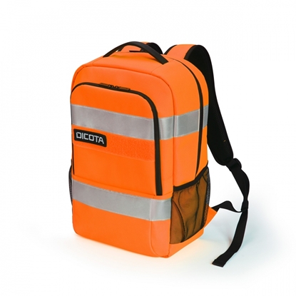 Picture of Dicota Backpack HI-VIS Base 24 litre orange