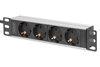Picture of Digitus 10? Socket Strip with Aluminum Profile, 4-way safety sockets