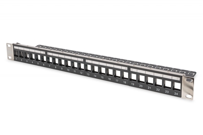 Изображение Digitus Modular Patch Panel for Keystone Jack 1U Rack Mount - Unloaded