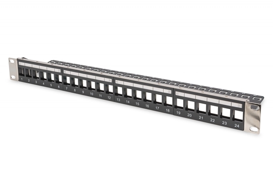 Picture of Digitus Modular Patch Panel for Keystone Jack 1U Rack Mount - Unloaded