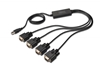 Picture of DIGITUS USB 2.0 to 4xRS232 Cable USB to Serial Adapter,  1,5m