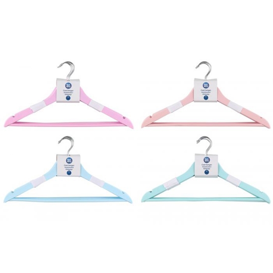 Picture of Drēbju pakaramais Nord Clean koka pastel 6gab.