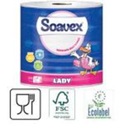 Picture of Dvieļi papīra,  2 kārtas,  40m,  celuloze,  LADY SOAVEX