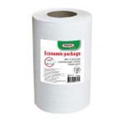 Picture of Dvieļi ruļļos 100m,  1 slāņa 100% celuloze CENTERFEED,  balti