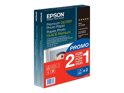 Attēls no Epson Photo Paper 10 x 15 Premium Glossy 255g 2 x 40 Sheets