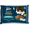 Picture of FELIX Tasty Shreds with salmon and tuna - 4x 80g