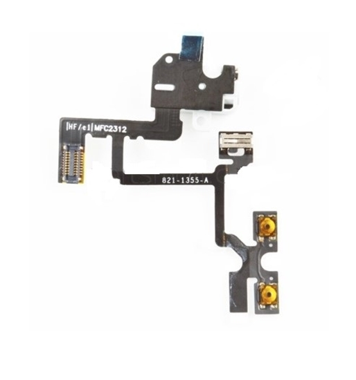 Picture of Flex priekš iPhone 4 austiņu ligzdas audio elastīgais kabelis ORG balts 