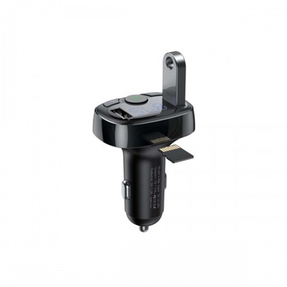 Изображение Baseus Bluetooth transmitter / car charger Baseus S-09A (Overseas Edition) - black