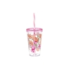 Picture of Glāze ar salmiņu un vāku butterfly 660ml