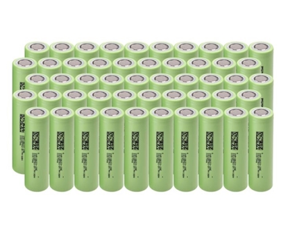 Attēls no GREEN CELL 50x Battery cells 3.7V 2900mA