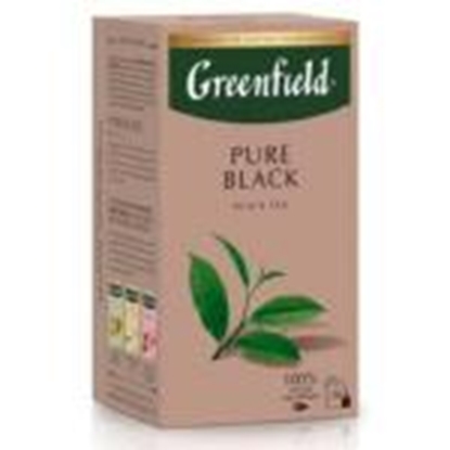 Изображение GREENFIELD Pure Black melnā tēja 20x2g