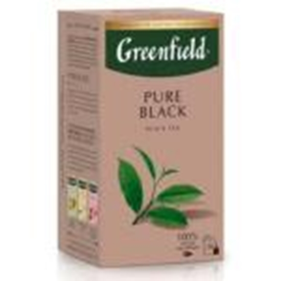 Изображение GREENFIELD Pure Black melnā tēja 20x2g
