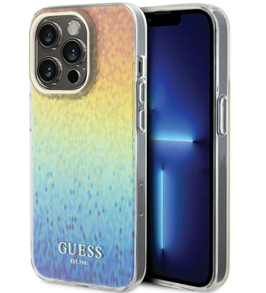 Attēls no Guess IML Faceted Mirror Disco Iridescent Case for iPhone Apple 15 Pro Max