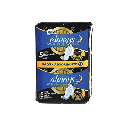 Picture of Hig.paketes Always Ultra Pad Super Night 10gab.