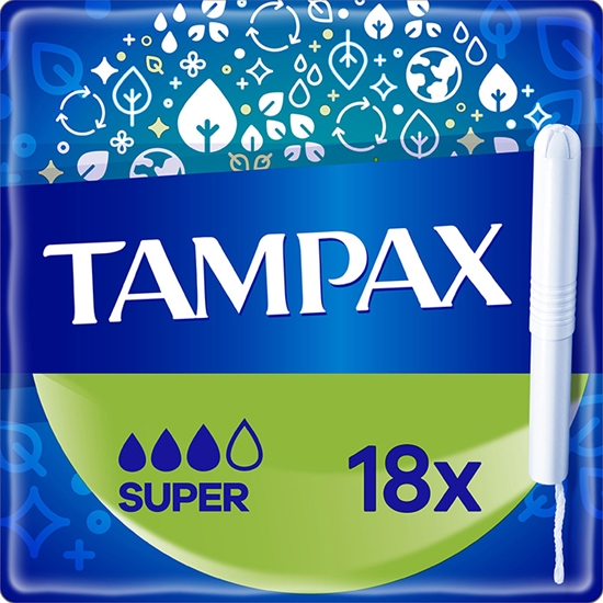 Picture of Hig.tamponi Tampax Plastic Free Super 18gab.