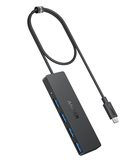 Picture of Hub 4w1 5Gbps USB-C Czarny 