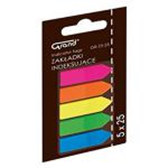 Изображение Indeksi 12x45mm bultas,  25 lapiņasx5 krāsas PL