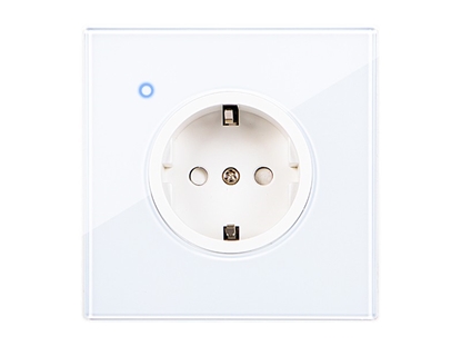 Picture of Inteligentne gniazdko podtynkowe WiFi sterowane TUYA 