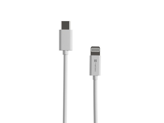 Picture of Kabel Lightning (M)->USB-C(M) 2m MFI Prati Biały