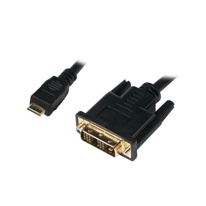 Изображение Logilink HDMI-Kabel mini HDMI to DVI M/M 2,0m black