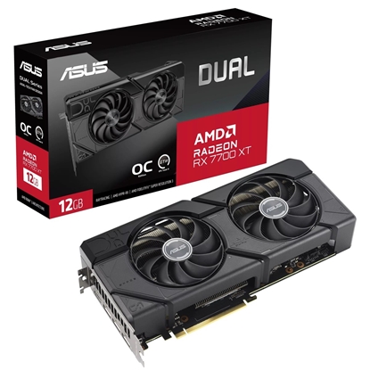 Attēls no Karta graficzna Asus Dual Radeon RX 7700 XT OC 12GB GDDR6 (DUAL-RX7700XT-O12G)