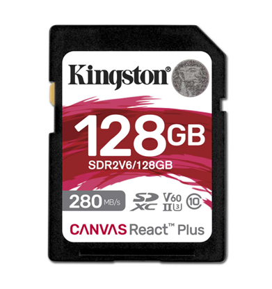 Picture of KINGSTON 128GB Canvas React Plus SDXC
