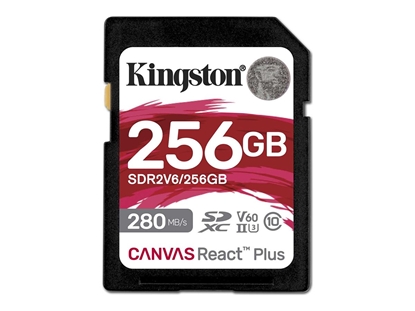 Picture of Kingston SDXC 256GB Canvas React Plus