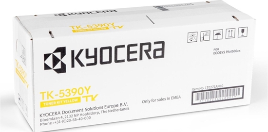 Picture of KYOCERA TK-5390Y Toner Yellow 13K