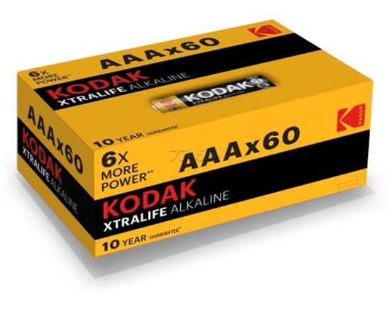 Picture of Kodak XTRALIFE Alkaline LR03 / AAA / 1.5V Battery (60pcs)