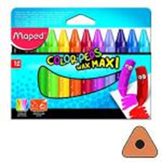 Picture of Krītiņi vaska 12 krāsas Wax Jumbo