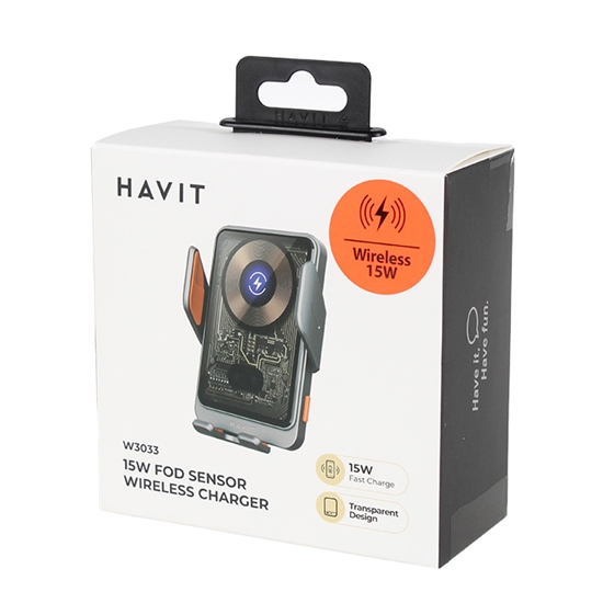 Picture of Mob.tel.auto turētājs Havit W3033 15W